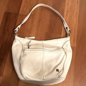 The Sak ivory pebbled leather hobo bag
